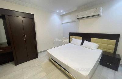 Furnished hotel apartment with an outdoor rooftop for rent in Jeddah, Al Hamra, Alexandria Street