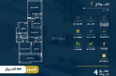 4 bedroom apartment for sale in Nahda, Jeddah