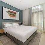 Master bedroom suite and bedroom with a large double bed