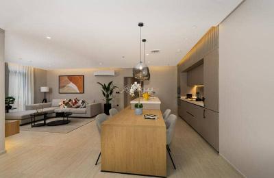 Three-bedroom wings - Premium | One master bedroom, two king-size beds, and one executive desk (View of Al-Ula + Terrace)