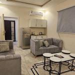 A furnished one-bedroom apartment for rent in Al-Narges.