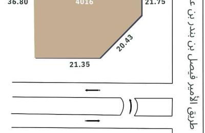 Commercial land for investment in Al-Narjis neighborhood, Riyadh