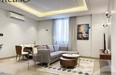 Luxury furnished apartment for rent – Al Malqa neighborhood (Khawalid Project)