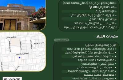 Villa 784 SQM Facing East on 16m Width Street