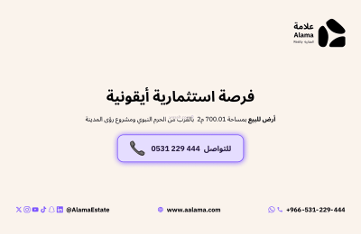 Land 700.01 SQM Facing East on 20m Width Street