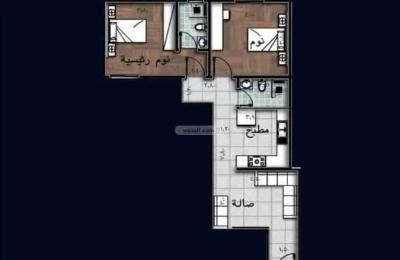 Apartment 2500 SQM with 2 Bedrooms