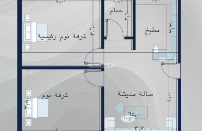 Apartment 775 SQM with 2 Bedrooms