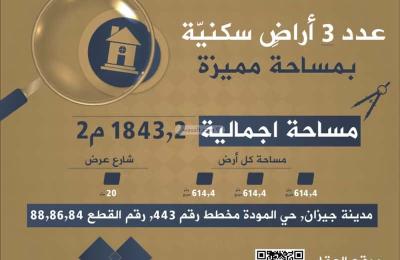 Land 614.4 SQM Facing West on 20m Width Street