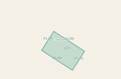 Land 752.5 SQM Facing East on 15m Width Street