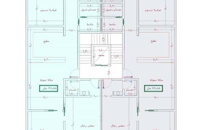 Apartment 865 SQM with 4 Bedrooms