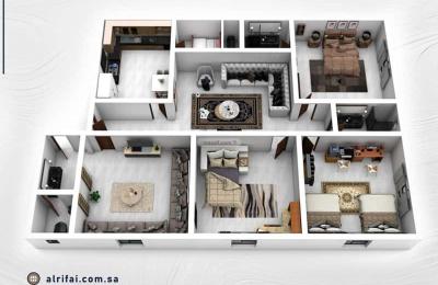 Apartment with 4 Bedrooms