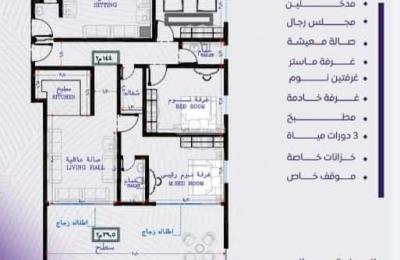 Apartment 745 SQM with 4 Bedrooms