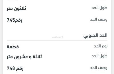 Land 689 SQM Facing North on 20m Width Street