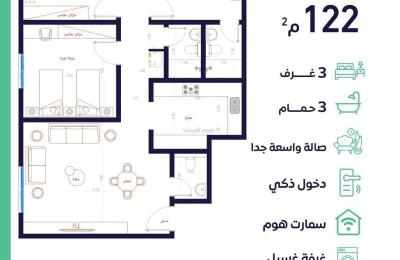 Apartment 875 SQM with 4 Bedrooms