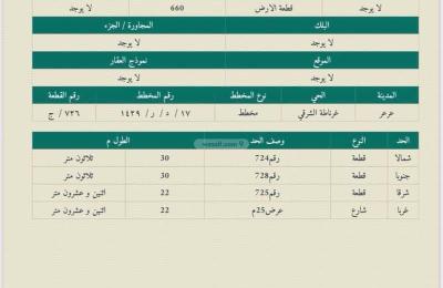 Land 660 SQM Facing West on 25m Width Street