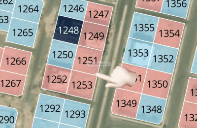Land 870 SQM Facing East on 25m Width Street